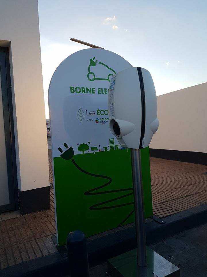 Bornes de recharge : première mise en service dans le cadre du projet Green Miles, au niveau des airs de repos de l'axe Tanger-Agadir dès la semaine prochaine