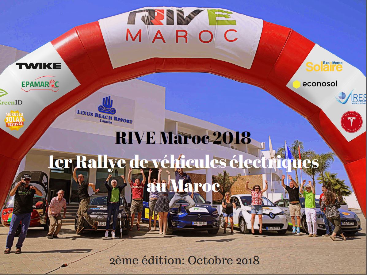 Rive Maroc 2018 : le premier rallye de véhicules électriques au Maroc lance sa deuxième édition