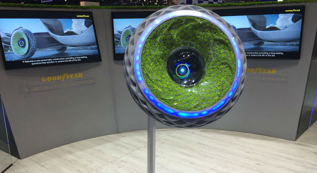 Goodyear présente son nouveau concept Oxygen, qui révolutionne le pneu de demain